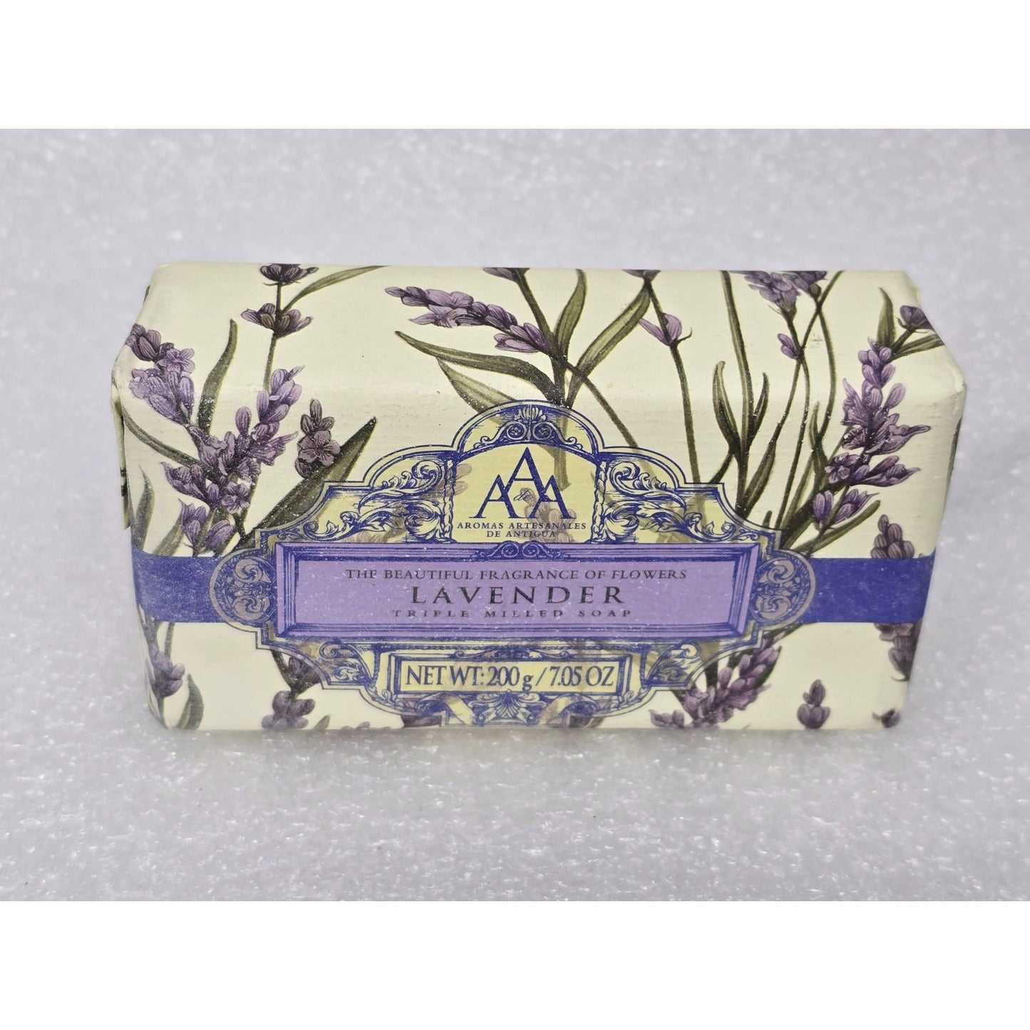 AAA Aromas Artesanales De Antigua Lavender Triple Milled Soap Floral Belgium