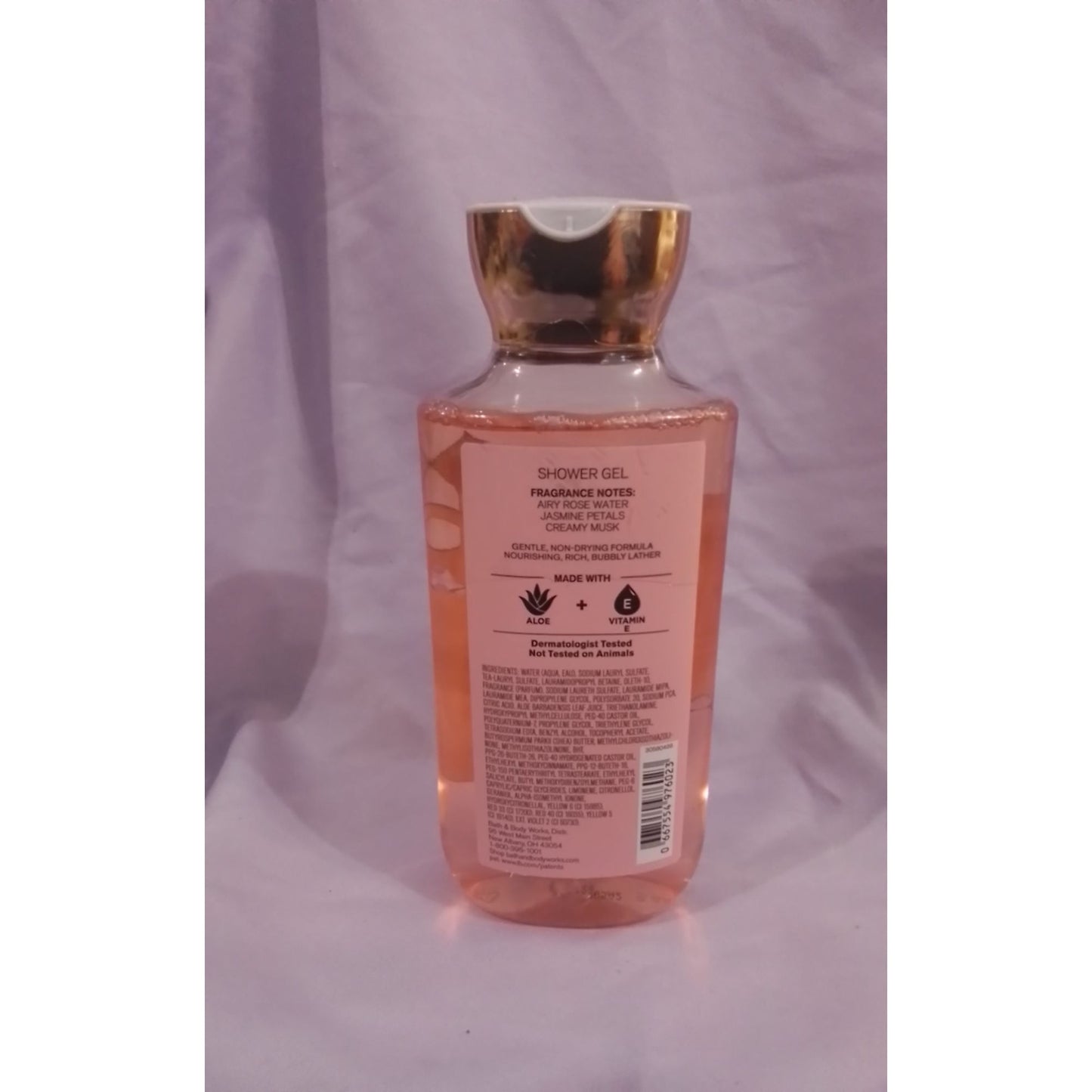 Bath & Body Works Rose Shower Gel 10 oz Shea & Vitamin E Modern Delicate Scent