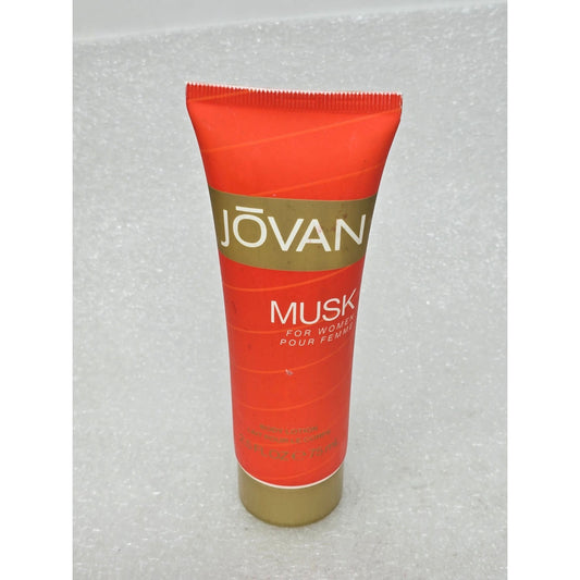 Jovan Musk Body Lotion For Women 2.5 Oz Hydrating Moisturizer Travel Size