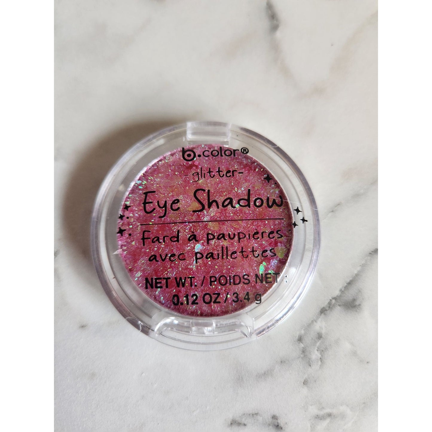 B.Color Glitter Eye Shadow Pink Shimmer