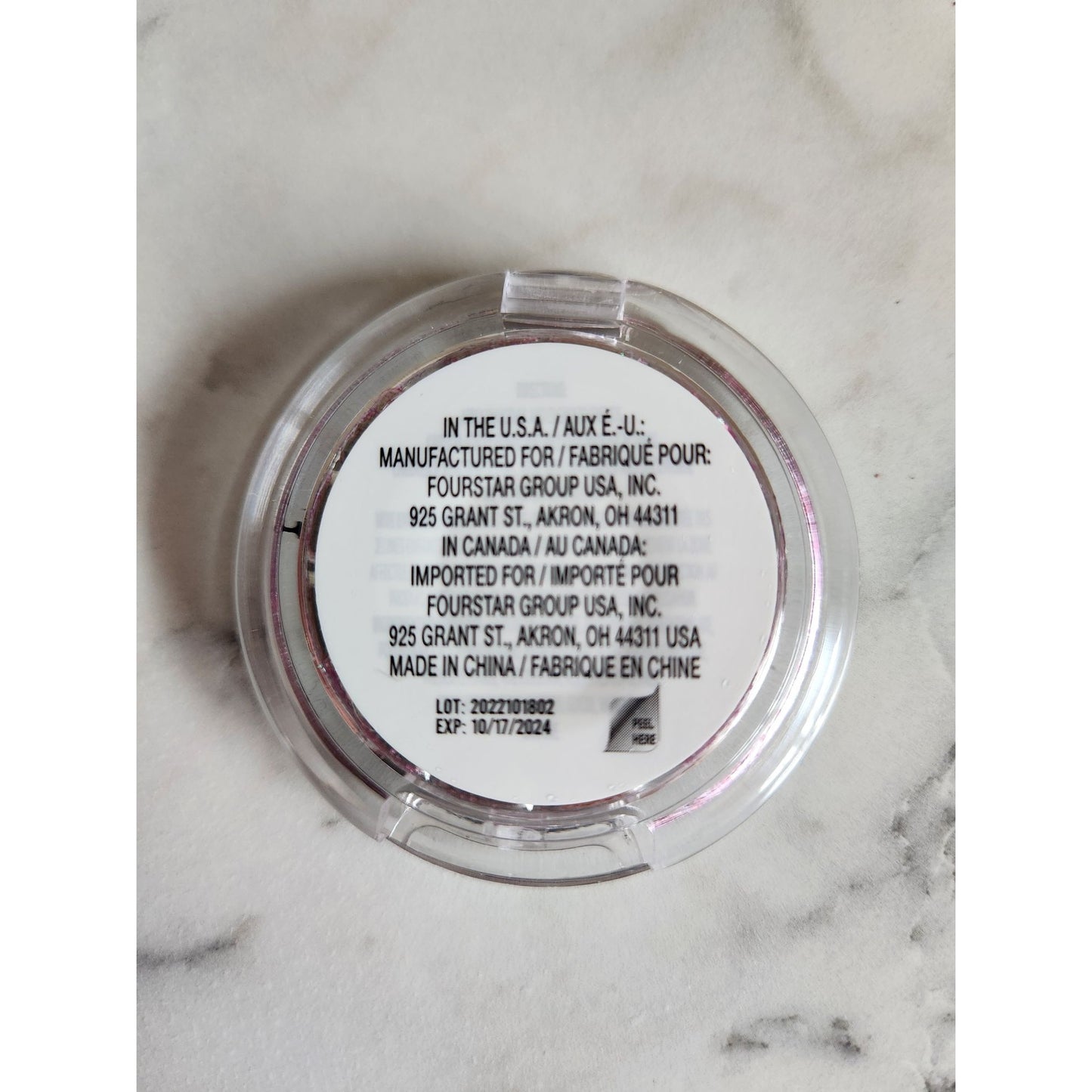 B.Color Glitter Eye Shadow Pink Shimmer