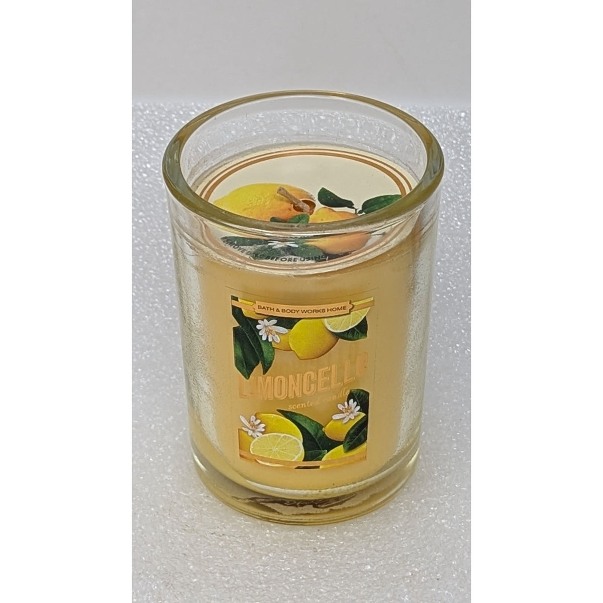 Bath & Body Works Limoncello Scented Candle 6.3 Oz Lemon Zest & Cane Sugar