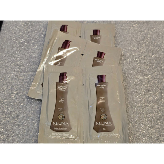 Neuma NeuStyling Blow Dry Lotion & Gelée Hair Styling Samples 3 Sets