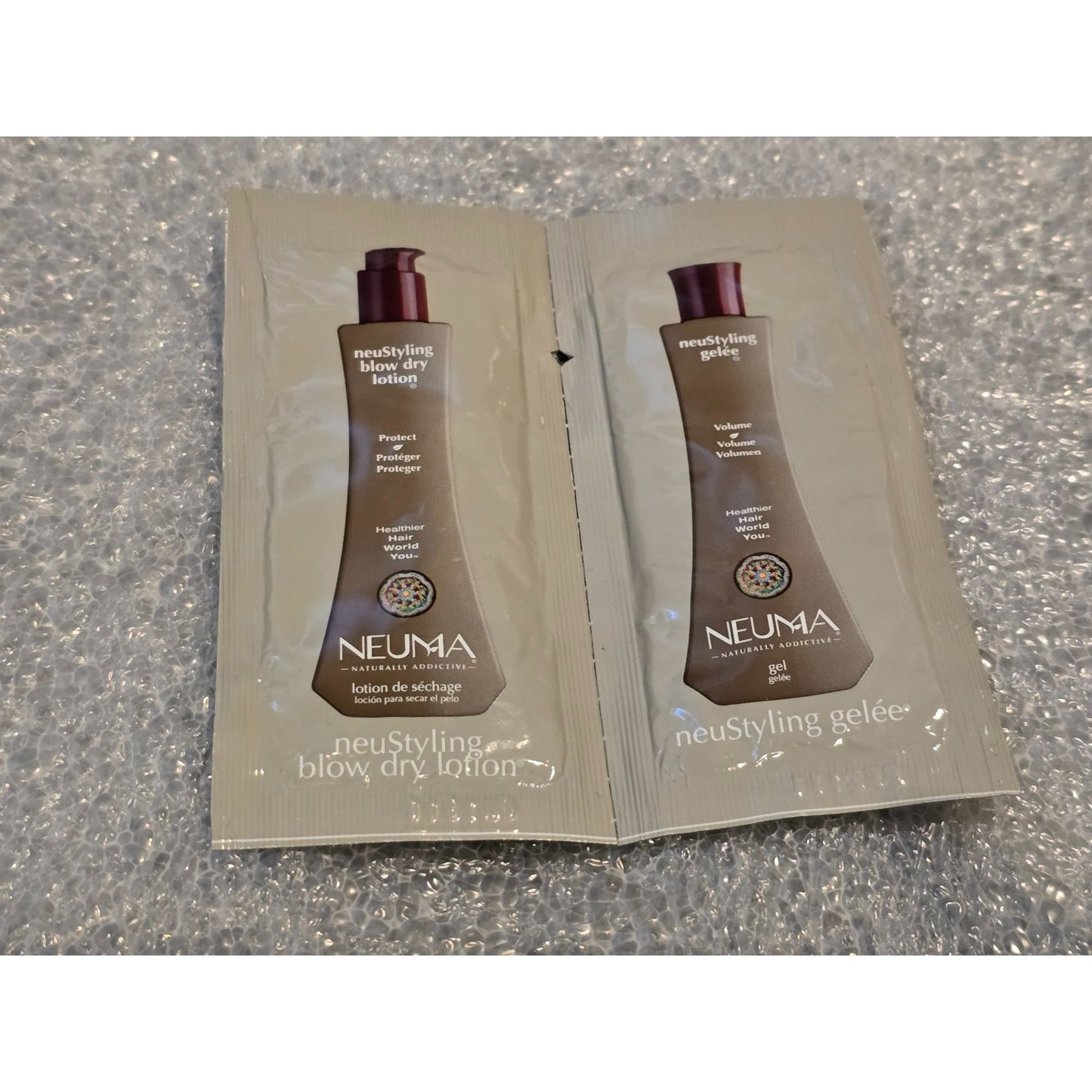 Neuma NeuStyling Blow Dry Lotion & Gelée Hair Styling Samples 3 Sets