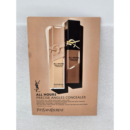 Yves Saint Laurent All Hours Precise Angles Concealer Sample Card 6 Shades YSL