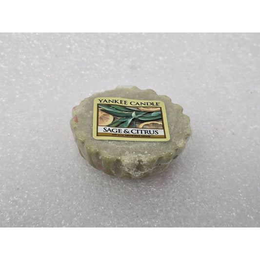 Yankee Candle Sage & Citrus Scented Wax Tart Single 0.8 Oz Melt Home Fragrance