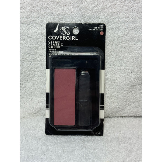 CoverGirl Clean Classic Color Blush 510 Iced Plum Prune Glacee 0.3 Oz