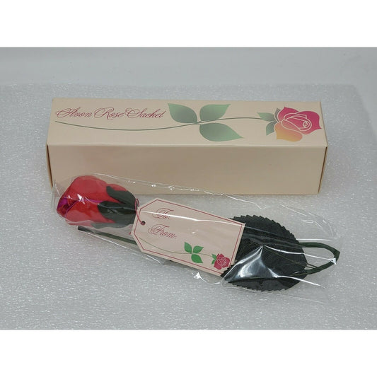 Vintage Avon Rose Sachet Red Flower New in Box