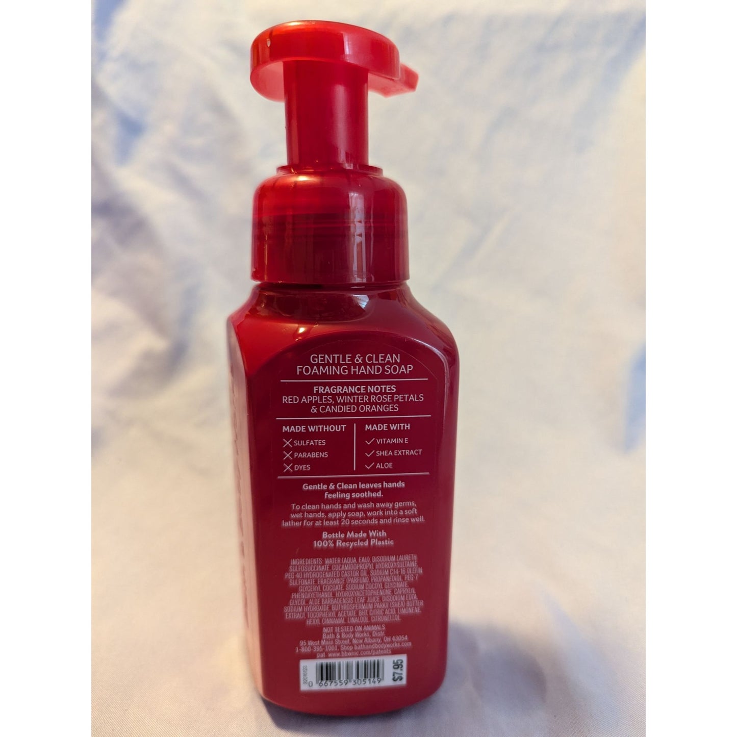 Bath & Body Works Winter Candy Apple Foaming Hand Soap Gentle & Clean Formula
