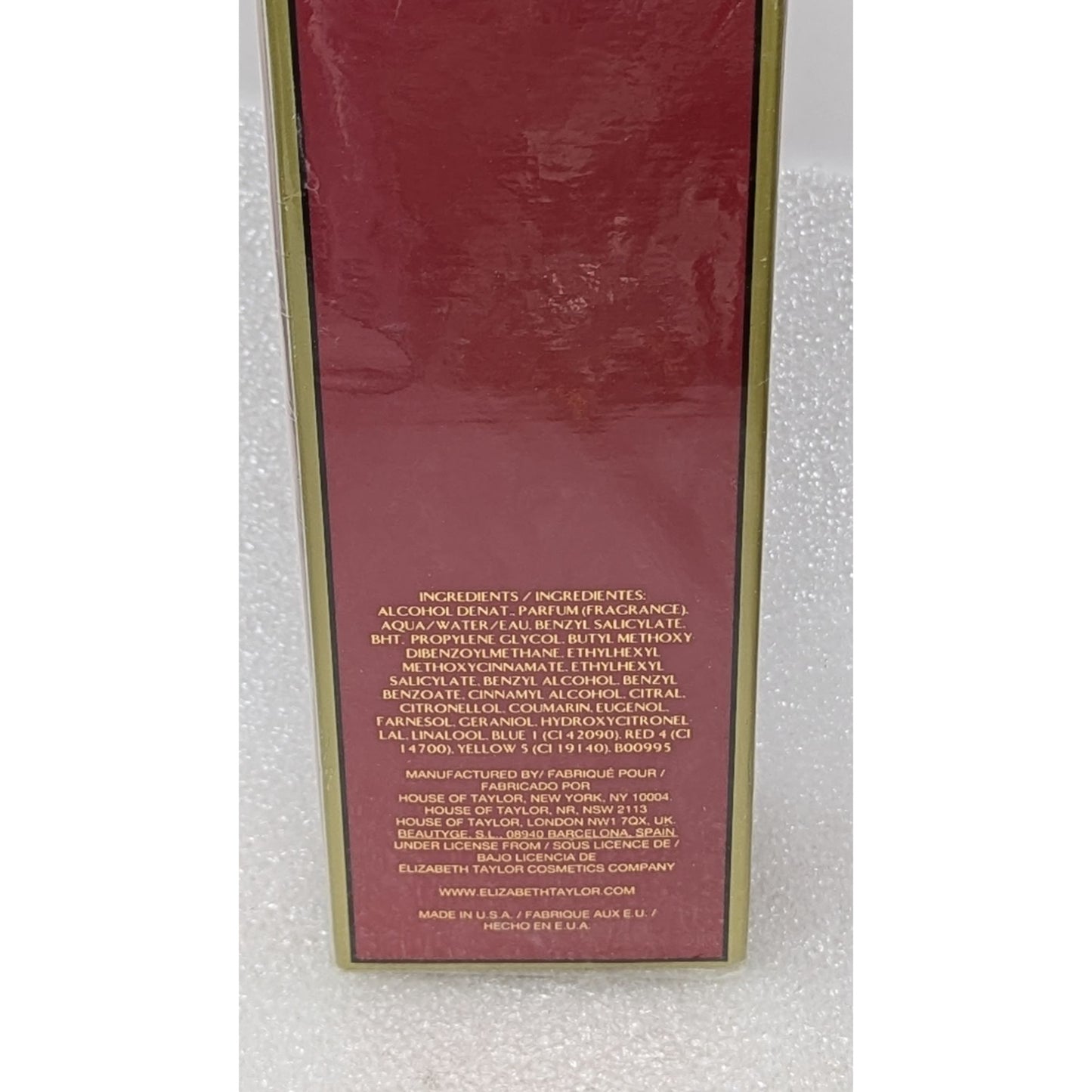 Elizabeth Taylor Diamonds & Rubies Eau De Toilette Perfume Spray 3.3 Fl Oz