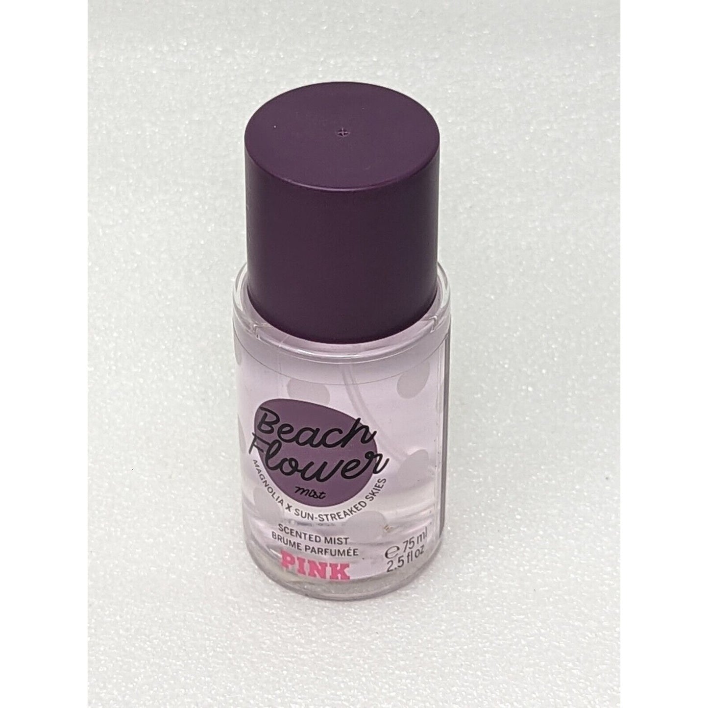 Victoria's Secret Pink Beach Flower Body Fragrance Mist Spray 2.5 Oz Travel Size