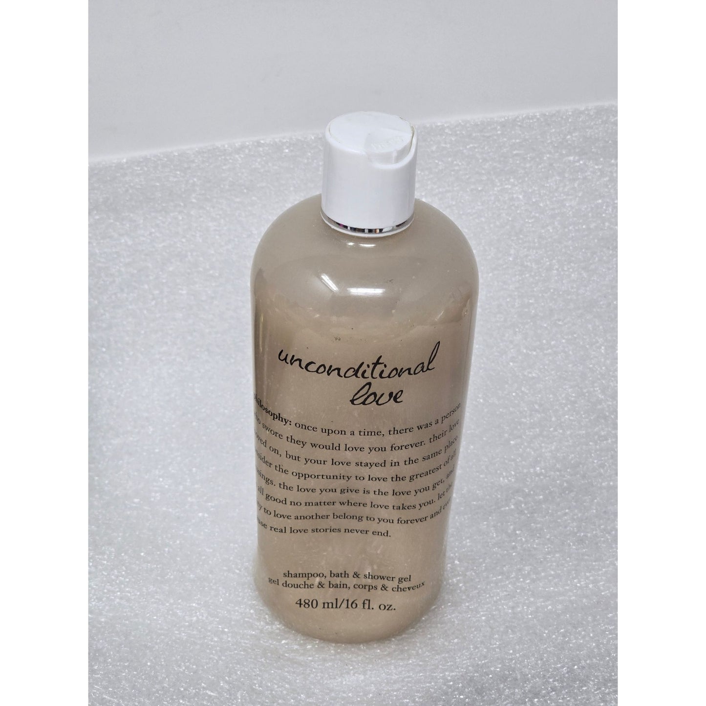 Philosophy Unconditional Love 16 Oz Bath & Shower Gel Shampoo For Skin & Hair