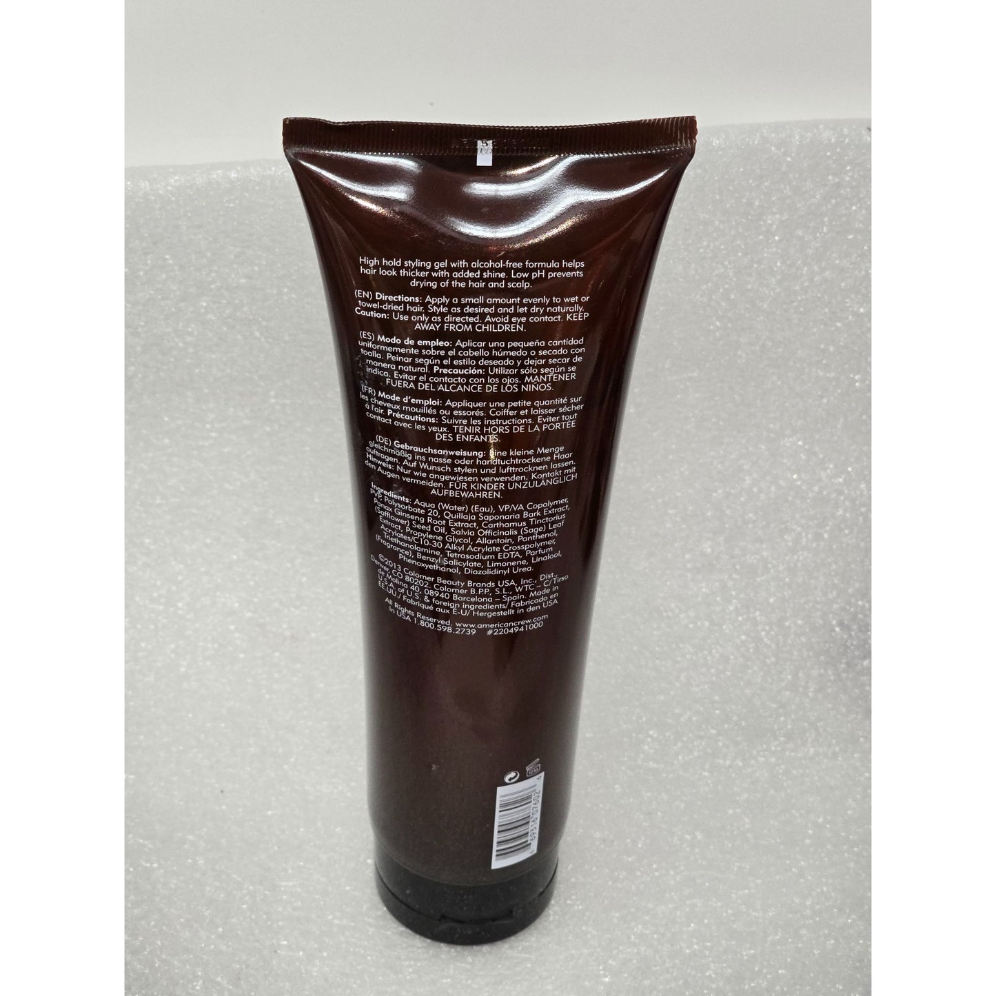 American Crew Firm Hold Styling Gel 390 Ml 13.1 Oz High Hold Non-Flaking