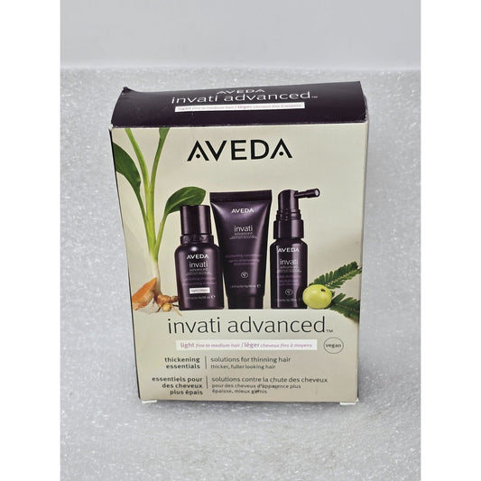 Aveda Invati Advanced Thickening Essentials Hair Care Set Light Fine Medium Hair