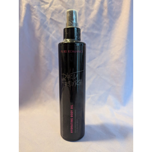 Pure Romance Dirty French Hydrating Body Oil 8 Oz Wild Orchid & Vanilla Musk