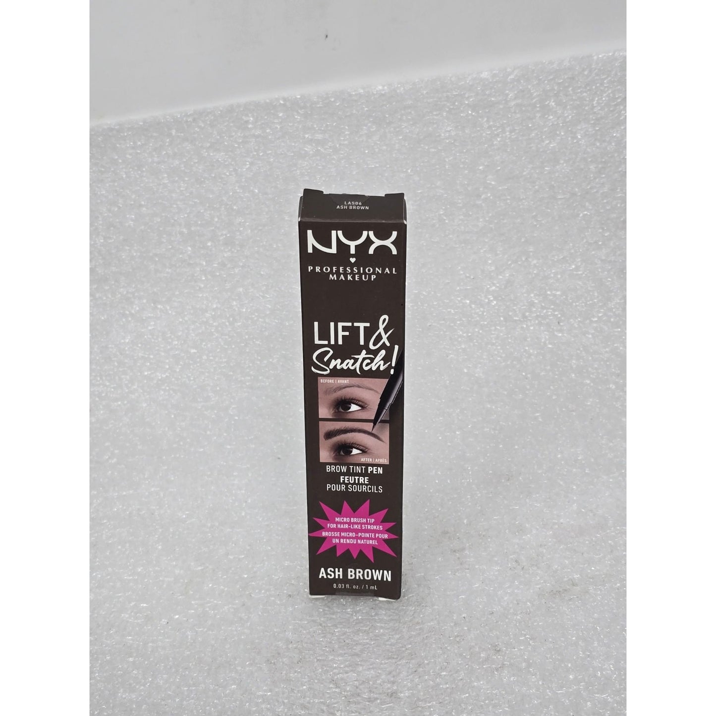 NYX Lift & Snatch Brow Tint Pen Ash Brown Precise Hair-Like Strokes Eyebrow Pen