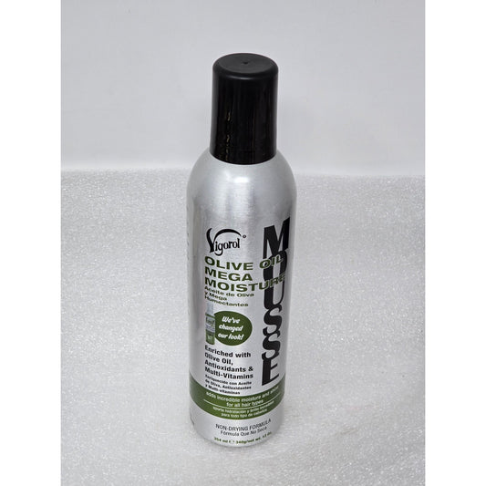 Vigorol Olive Oil Mega Moisture Mousse Enriched W/Antioxidants & Multi-Vitamins
