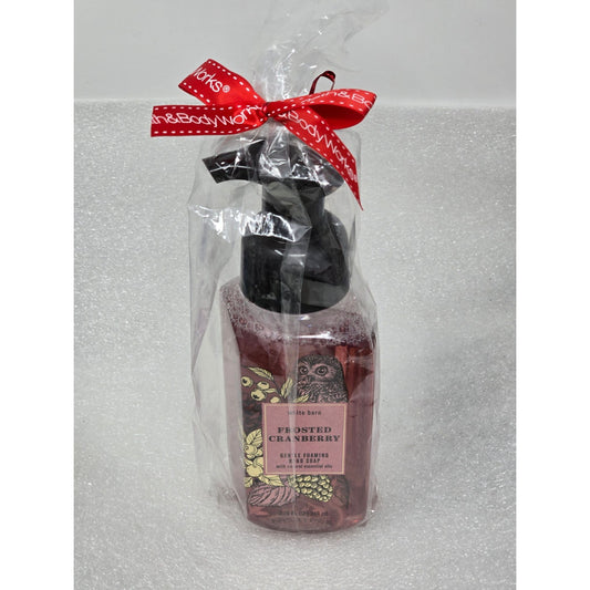 Bath & Body Works White Barn Frosted Cranberry Gentle Foaming Hand Soap 8.75 Oz