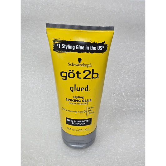 Schwarzkopf Got2b Glued Styling Spiking Glue Water-Resistant 6 Oz Screaming Hold
