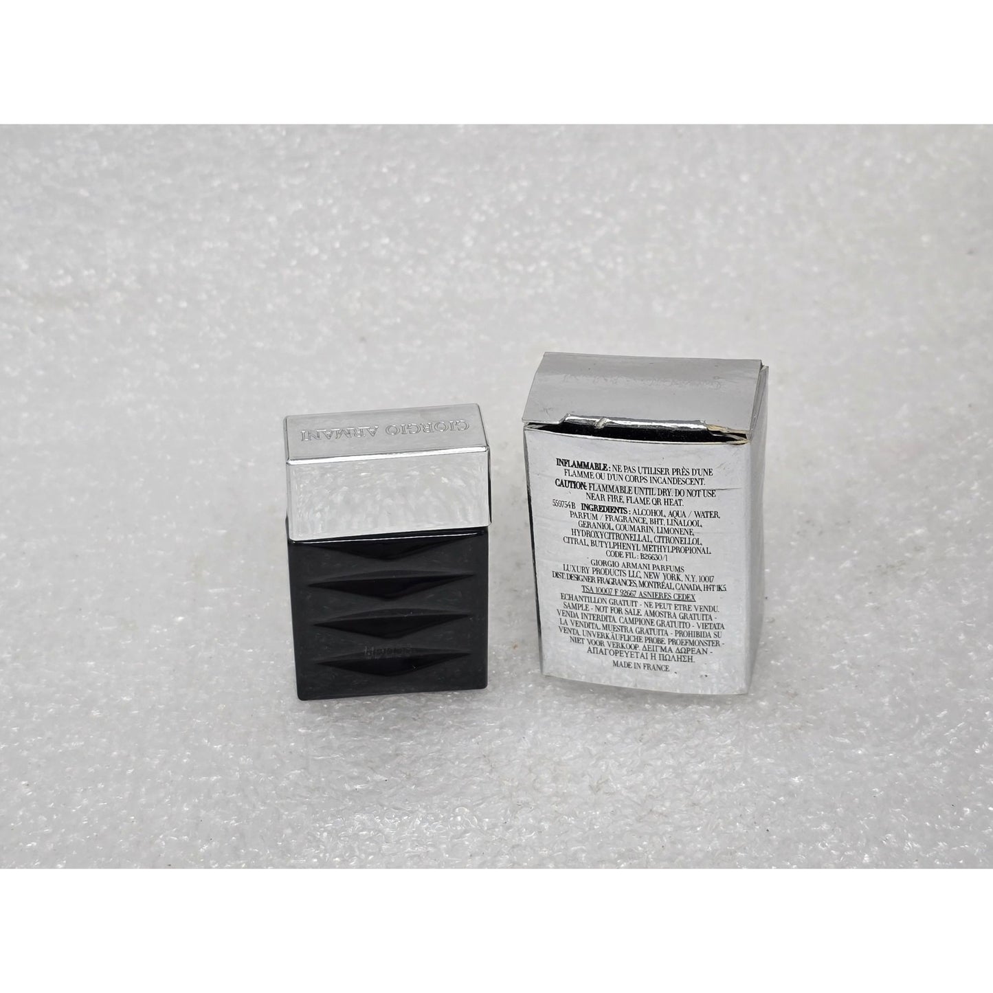 Giorgio Armani Attitude Eau De Toilette Pour Homme Mini Cologne New In Box .17oz