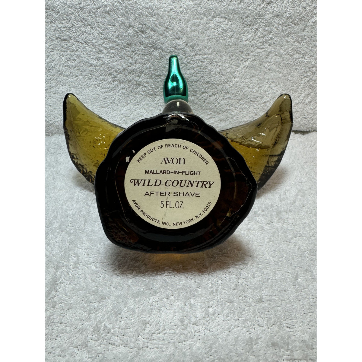Vintage Avon Mallard-In-Flight Wild Country After Shave 5 Fl. Oz. Bottle