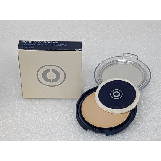 Avon Color Creme Color Setter Powder Compact Translucent