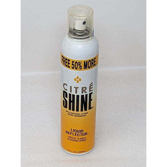 Schwarzkopf Citre Shine Liquid Reflector Freeze N Hold Glossing Spray 12 oz