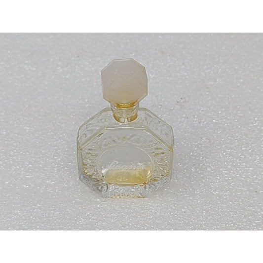 Vintage Swann Mini Glass Perfume Bottle Empty Decorative Collectible