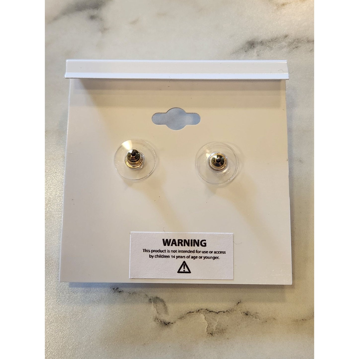 Gloria Vanderbilt Gold-Tone Double Hoop Earrings With Beaded Detail