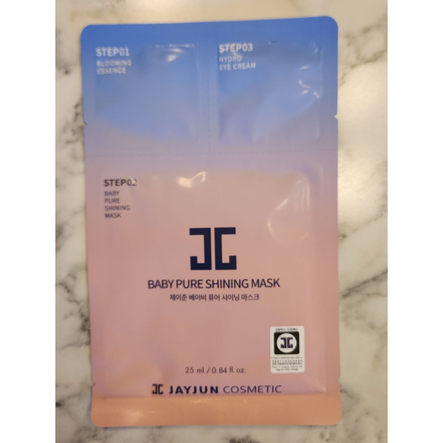 JAYJUN Baby Pure Shining Mask 3-Step Korean Skincare Set 10-Pack