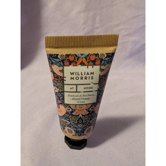 William Morris At Home Patchouli & Red Berry Hand Cream Vegan 30ml