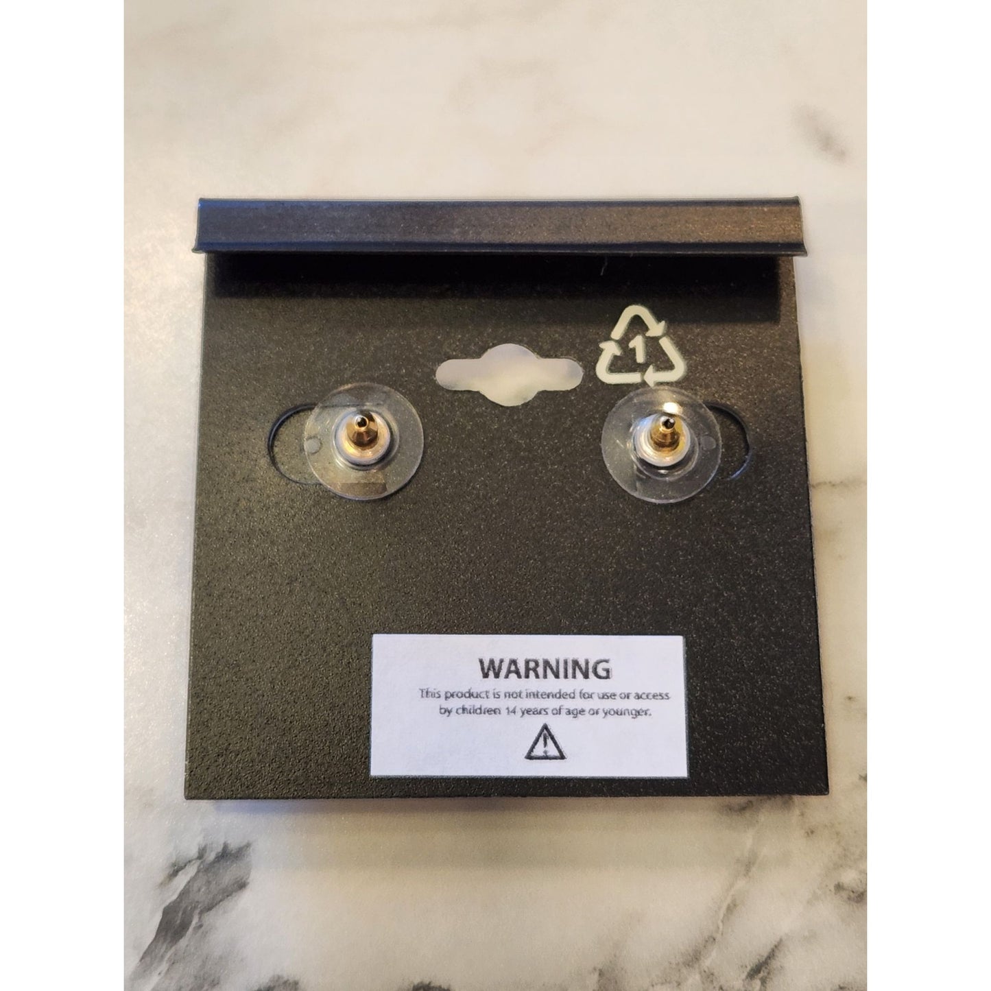 Napier Gold-Tone Drop Earrings With Clear Crystals For Women