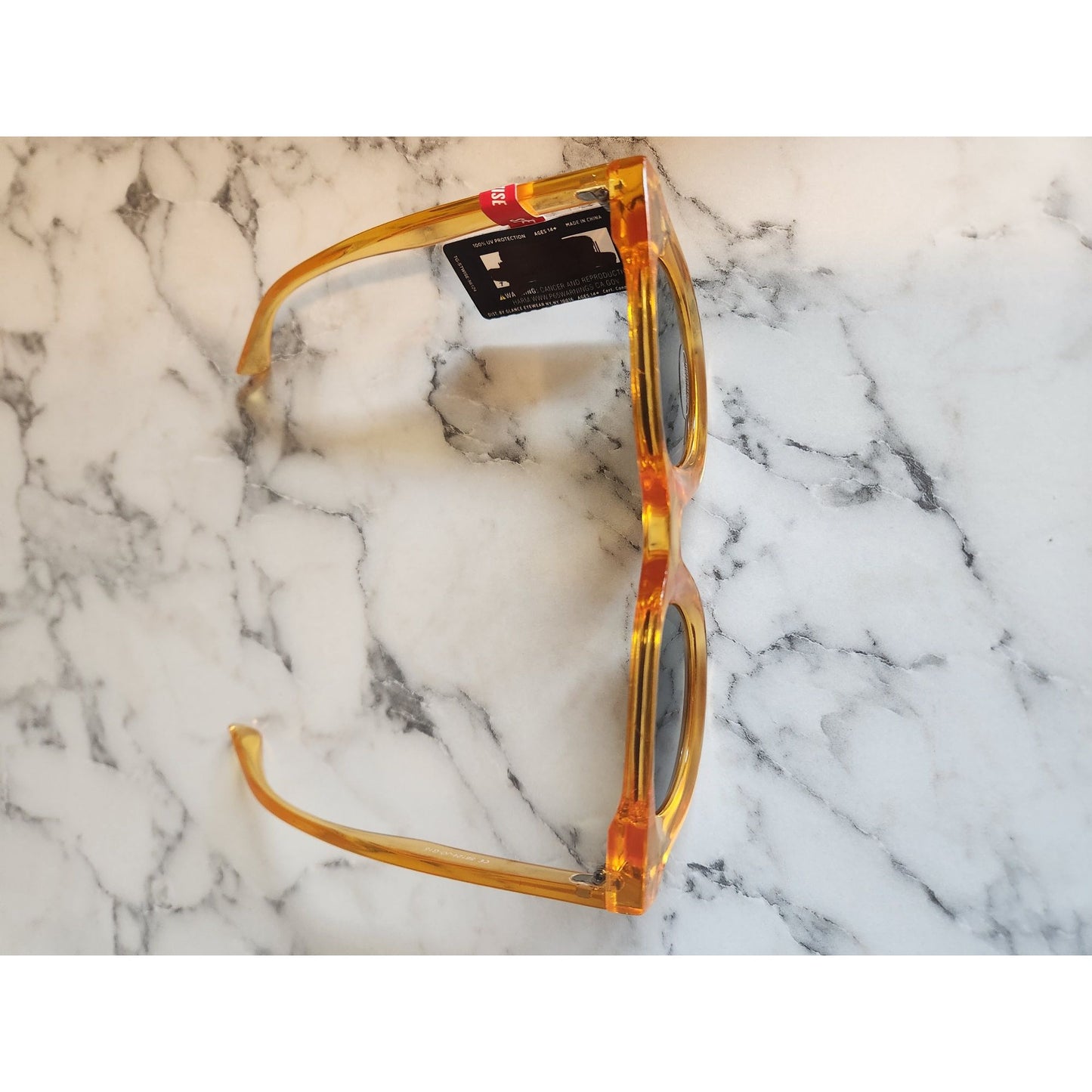 Yellow Streetwise Sunglasses With UV 400 Protection