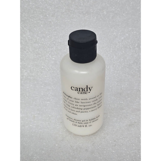 Philosophy Candy Cane Shampoo Shower Gel Bubble Bath 4 oz