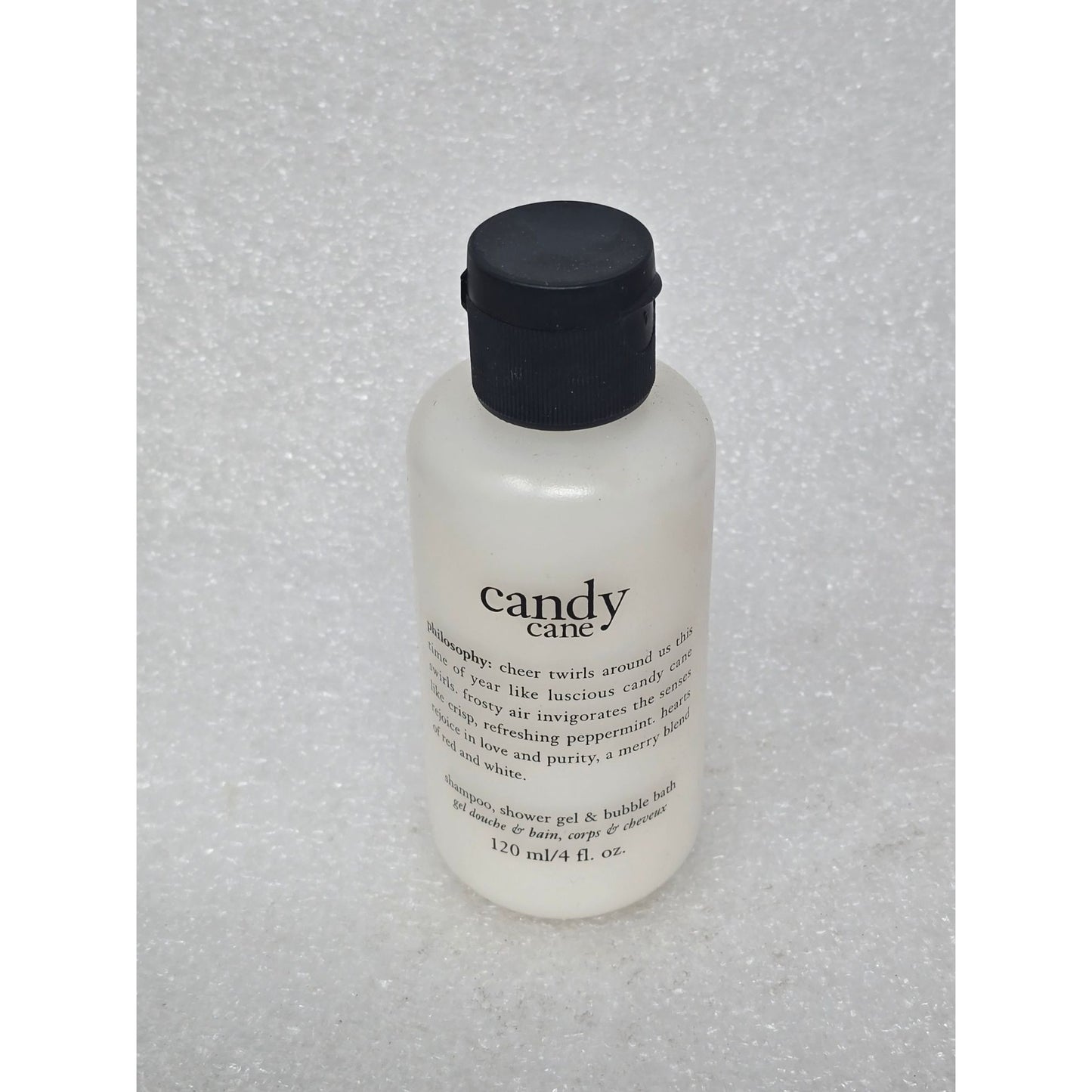 Philosophy Candy Cane Shampoo Shower Gel Bubble Bath 4 oz