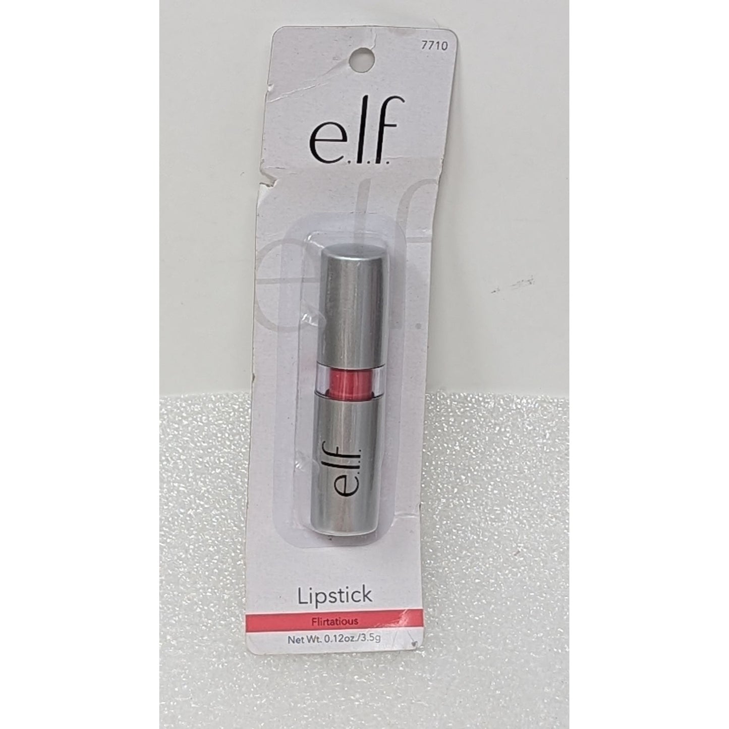 e.l.f. Lipstick Flirtatious Long-Lasting Color & Shine 0.12 Oz 7710