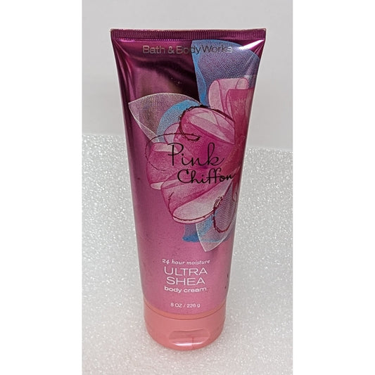 Bath & Body Works Pink Chiffon Ultra Shea Body Cream 8 Oz