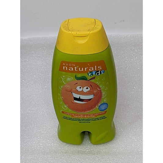 Avon Naturals Kids Body Wash & Bubble Bath Outgoing Orange Scent 8.4 oz