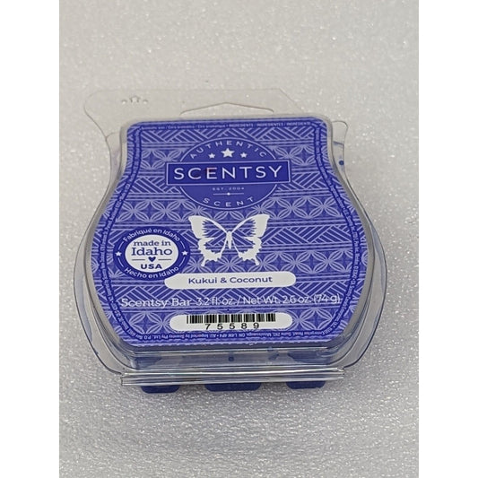 Scentsy Kukui & Coconut 3.2 oz Wax Bar