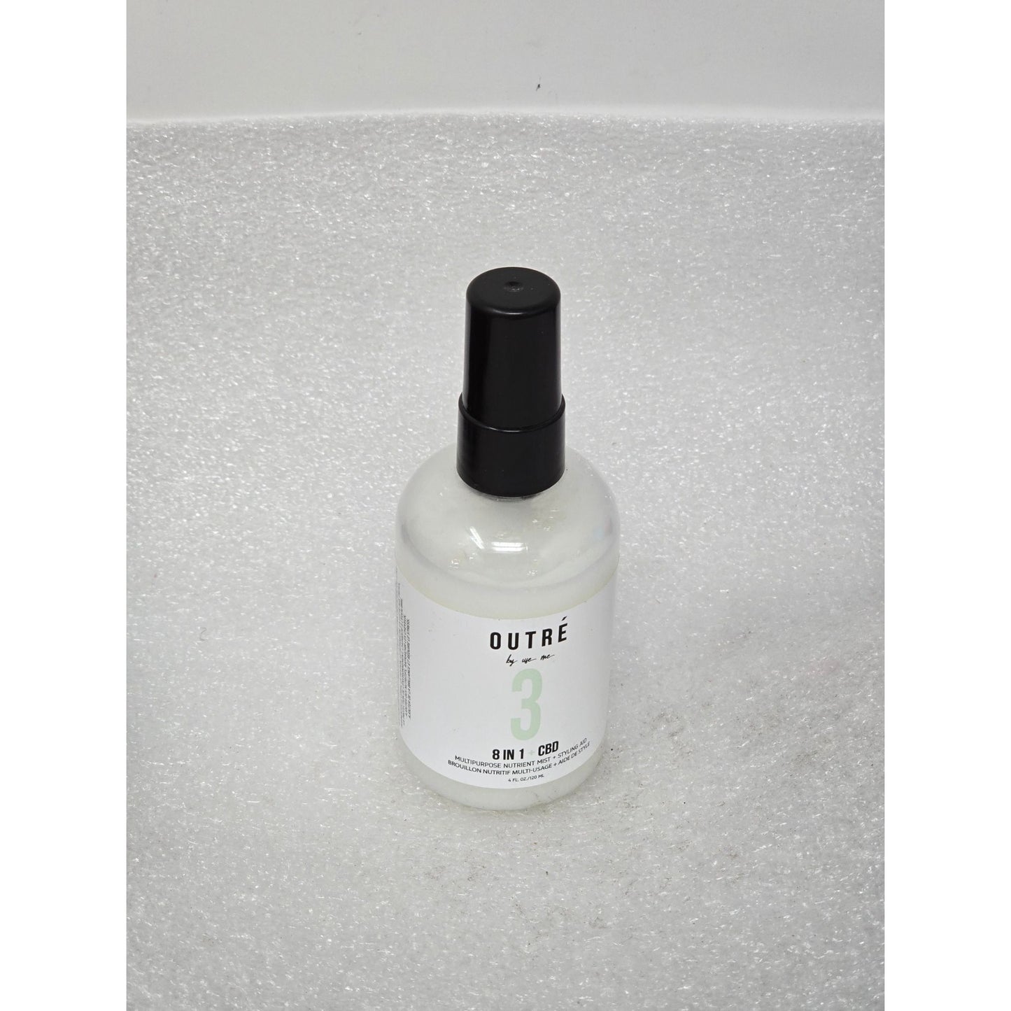 Outré 3 8-In-1 CBD Multipurpose Nutrient Mist Hair Styling Aid 4 oz