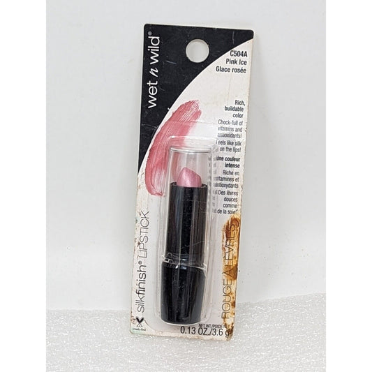 Wet n Wild Silk Finish Lipstick Pink Ice C504A