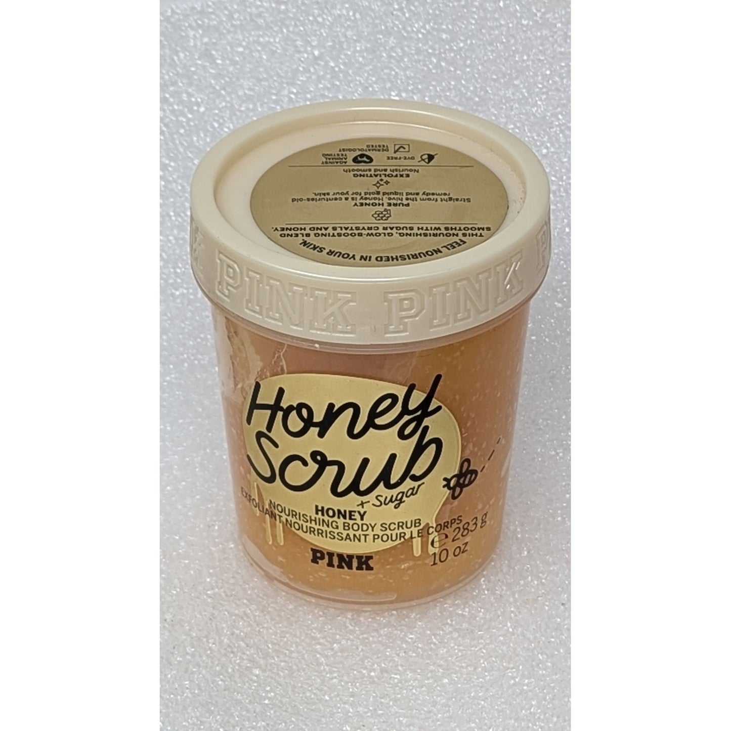 Pink Victoria's Secret Honey Scrub Nourishing Body Scrub 10 oz