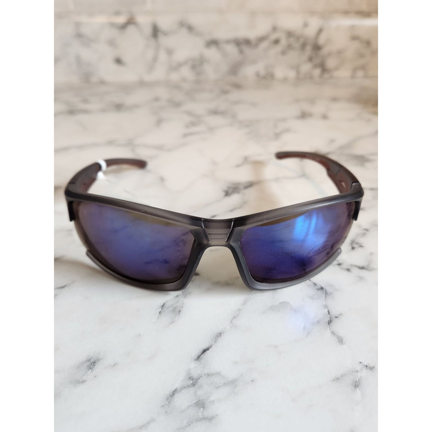 Eyeking Sport Wraparound Sunglasses UV400 Protection & Blue Mirror Lenses