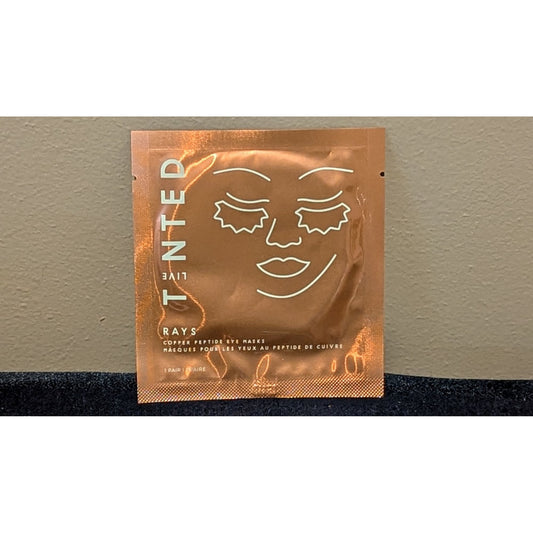 Live Tinted Rays Copper Peptide Eye Masks 1 Pair