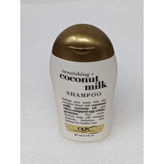 OGX Nourishing + Coconut Milk Shampoo 3 oz Travel Size