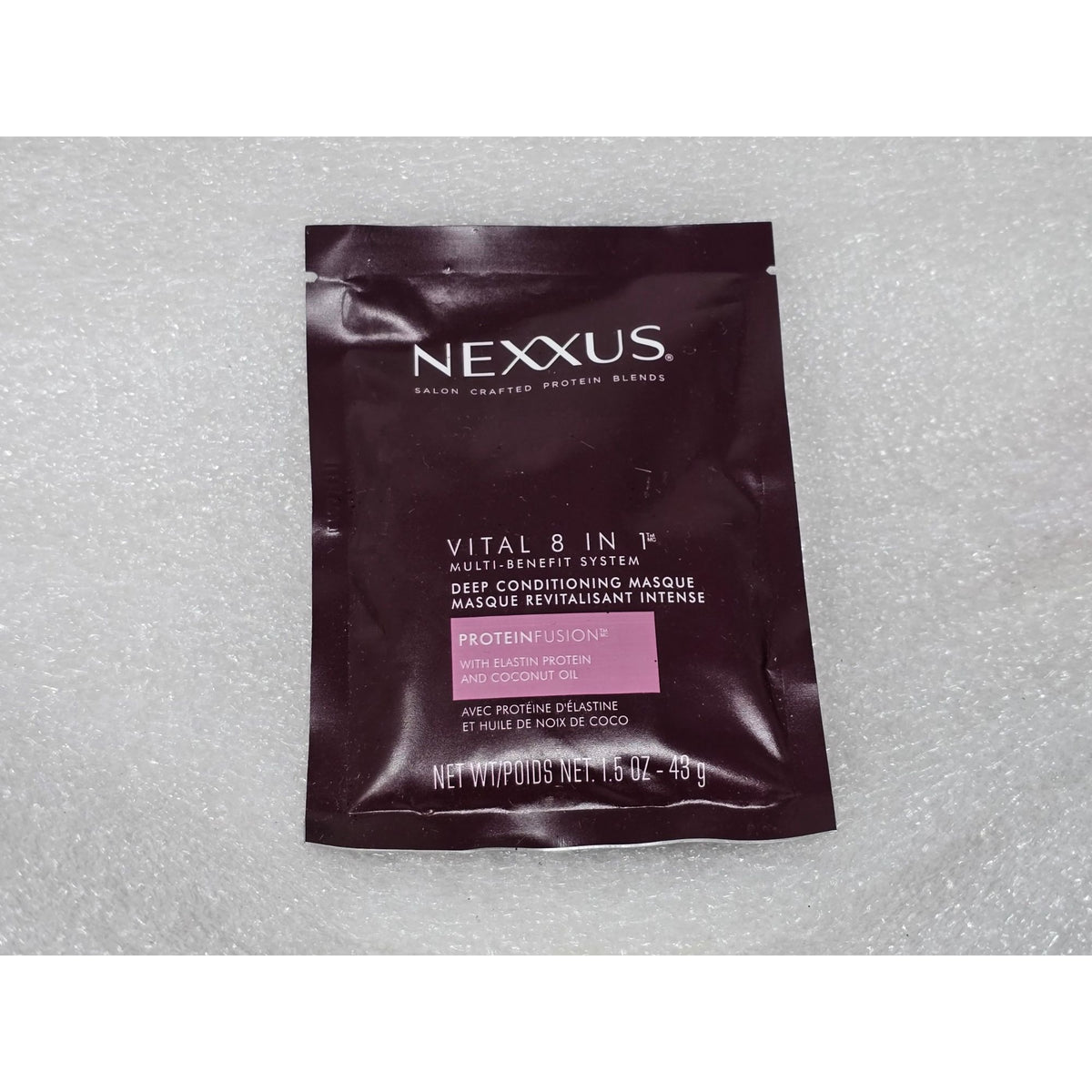 Nexxus Vital 8 In 1 Deep Conditioning Masque Protein Fusion 1.5 Oz Packet
