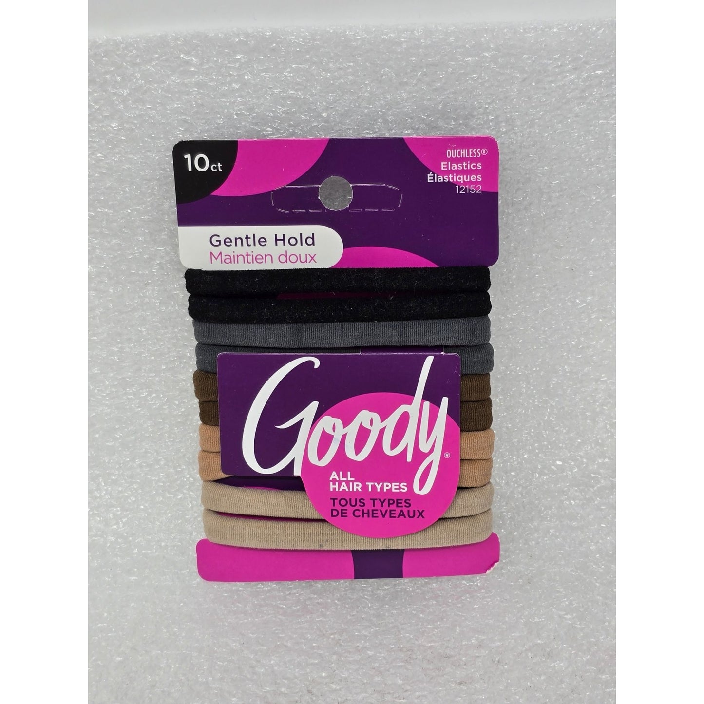 Goody Ouchless Gentle Hold 10 ct Hair Elastics For All Hair Types
