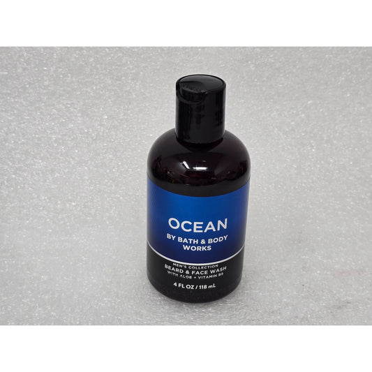 Ocean By Bath & Body Works Beard & Face Wash 4 Fl Oz With Aloe & Vitamin E