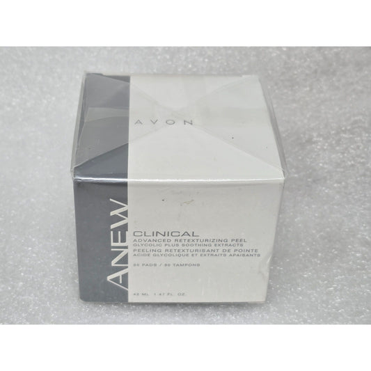 Avon Anew Clinical Advanced Retexturizing Peel 30 Pads 1.47 Fl Oz