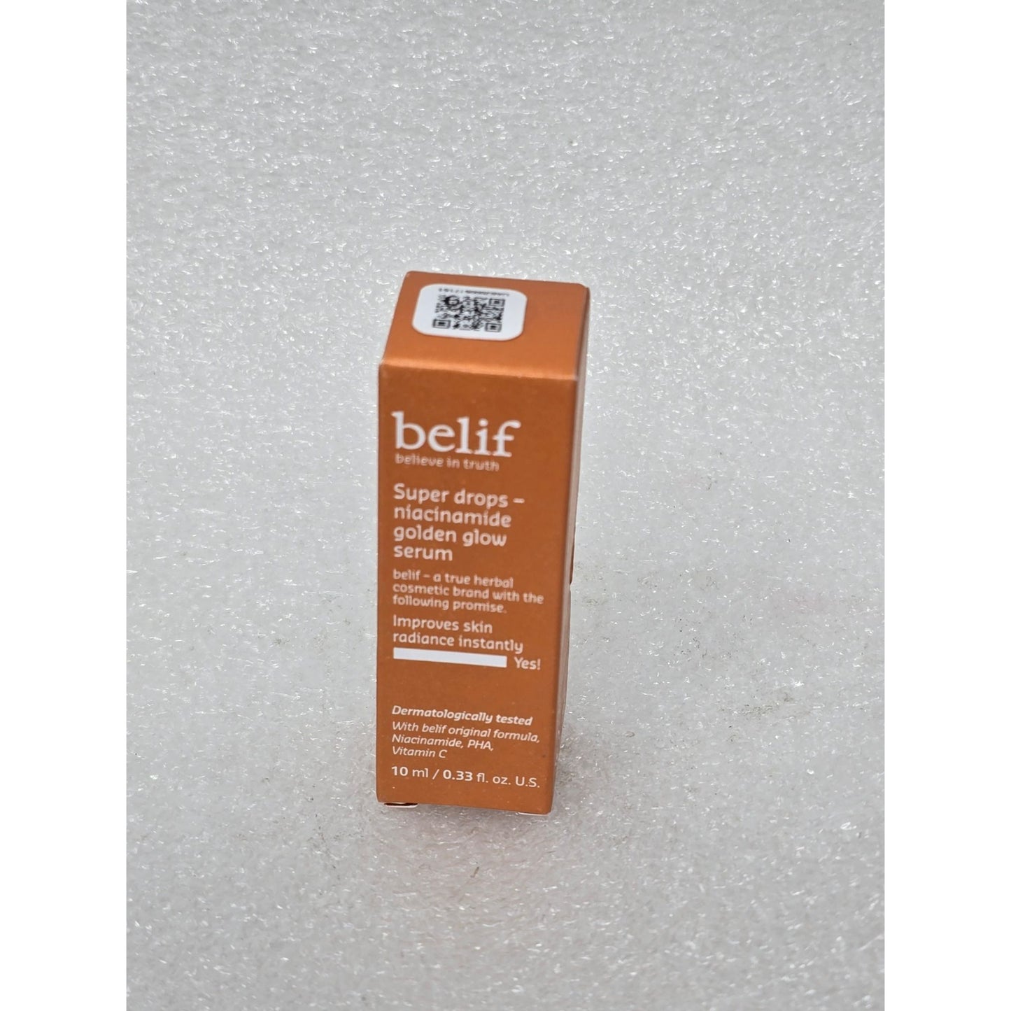 Belif Super Drops Niacinamide Golden Glow Serum 10ml Dermatologically Tested